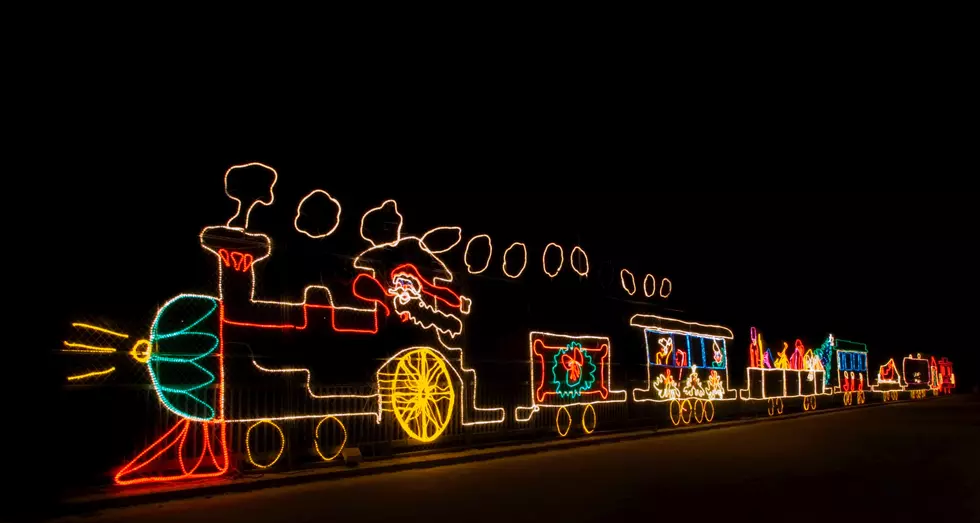 Santa Train Lights